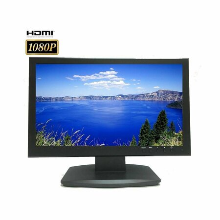 PLUGIT 17 in. LCD & LED Security Monitor, Black PL4224404